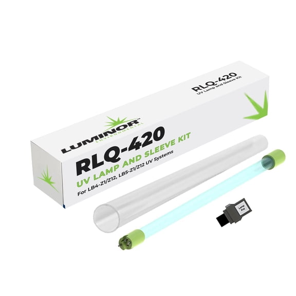 Luminor RLQ-420 UV Lamp and Quartz Sleeve Kit with Reset Key, Fits BLACKCOMB LB4-Z1 / LB4-Z12 / LB5-Z1 / LB5-Z12