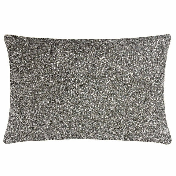 Luminous Allover Pillow - 14x20 - Charcoal