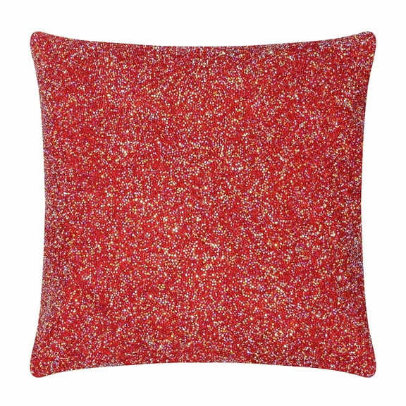 Luminous Allover Pillow - 20x20 - Red Iridescent