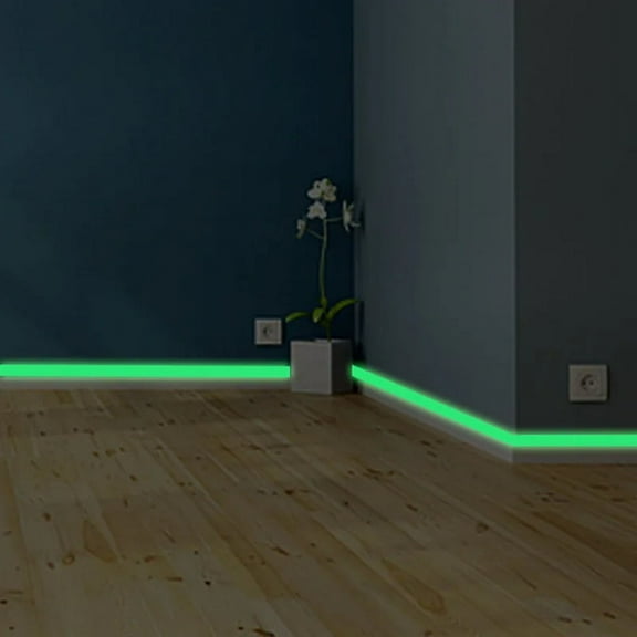 Luminous Band Baseboard Wall Sticker Living Room Decor Bedroom Home Decoration DIY Strip Wallpaper 2 X 400cm