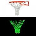 thumbnail image 1 of Luminous Basketball Net Replacement Nylon Heavy Duty Basketball Net Sun Powered Night Light Basketball Goal Net Glow in The Dark Fits Standard Size Indoor or Outdoor Hoop Rims 18 Inch Aosijia ChYoung, 1 of 8
