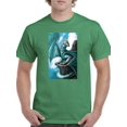 thumbnail image 1 of Luminous Blue Dragon T-Shirt Men -Anthony Chirstou Designs, Male Large, 1 of 4