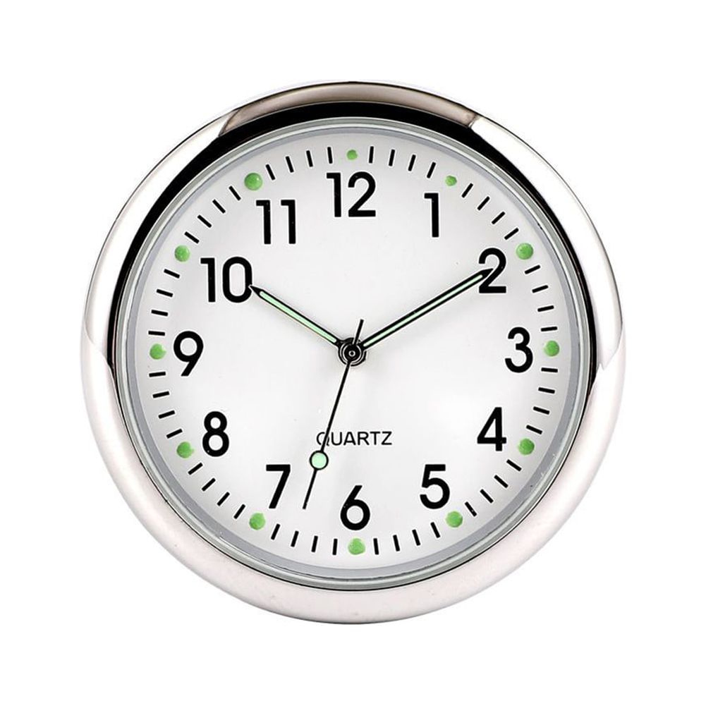 Luminous Car Dashboard Air Vent Stick-On Time Clock Quartz Analog Watch ...