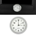 thumbnail image 1 of Luminous Car Dashboard Air Vent Stick-On Time Clock Quartz Analog Watch White, 1 of 11