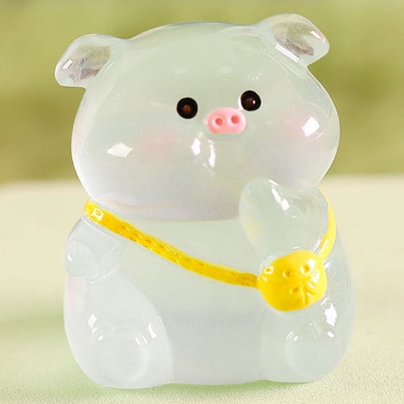 Luminous Cartoon Cats Model Lovely Glow In Dark Desk Decoration Micro Figure