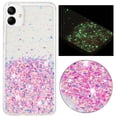 thumbnail image 1 of Luminous Case for Samsung Galaxy A05, Glow in the Dark Fluorescent Glitter Case for Women Girls, Bling Sparkle Lightweight Slim Shockproof Protective Phone Cover for Samsung Galaxy A05, Pink, 1 of 6