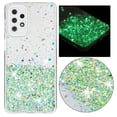 thumbnail image 1 of Luminous Case for Samsung Galaxy A23 5G, Glow in the Dark Fluorescent Glitter Case for Women Girls, Bling Sparkle Lightweight Slim Shockproof Protective Phone Cover for Samsung Galaxy A23 5G, Green, 1 of 6