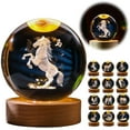 thumbnail image 1 of Luminous Crystal Ball USB Powered Warm Light Decoration For Home Or Entryway, 1 of 7