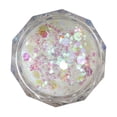 thumbnail image 1 of Luminous Dazzling Nail Art Powder with Shimmering Iridescent Glitter Mix, 1 of 6