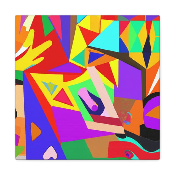 Luminous Digital Melody - Canvas