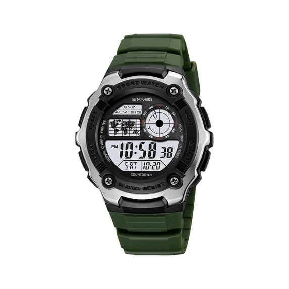 Luminous Digital Outdoor Alarm Watch, Multi-Functional Sports Watch for Running and Countdown, Perfect for Active Enthusiasts, Waterproof Design for All Environments