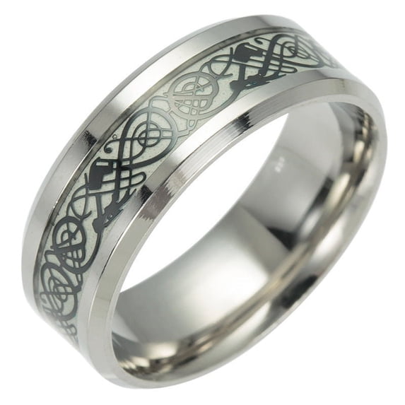 Luminous Dragon Pattern Ring Fluorescent New Jewelry
