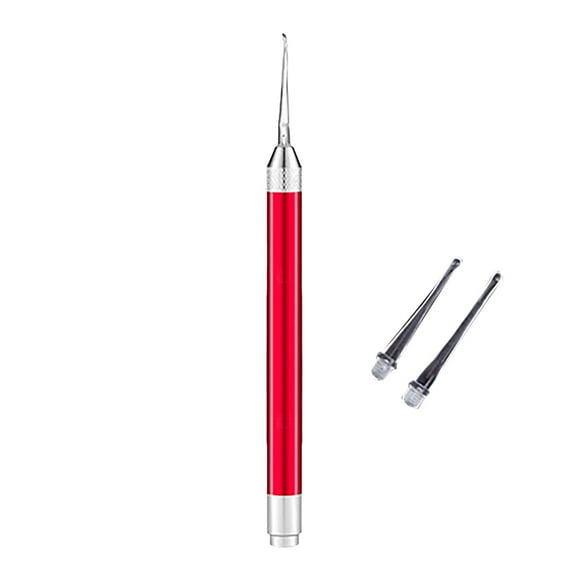 Luminous Ear Pick - Visual Ear Cleaning Tool, Replaceable Ear Picks, LED Lighted Ear Spoon, Aluminum Alloy, Compact & Portable, Holiday Gift, Christmas, Halloween, Thanksgiving, Re Makeup Organizers