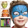 Luminous Face Crayon Party Body Makeup Prop Wash Face Painting Rotating