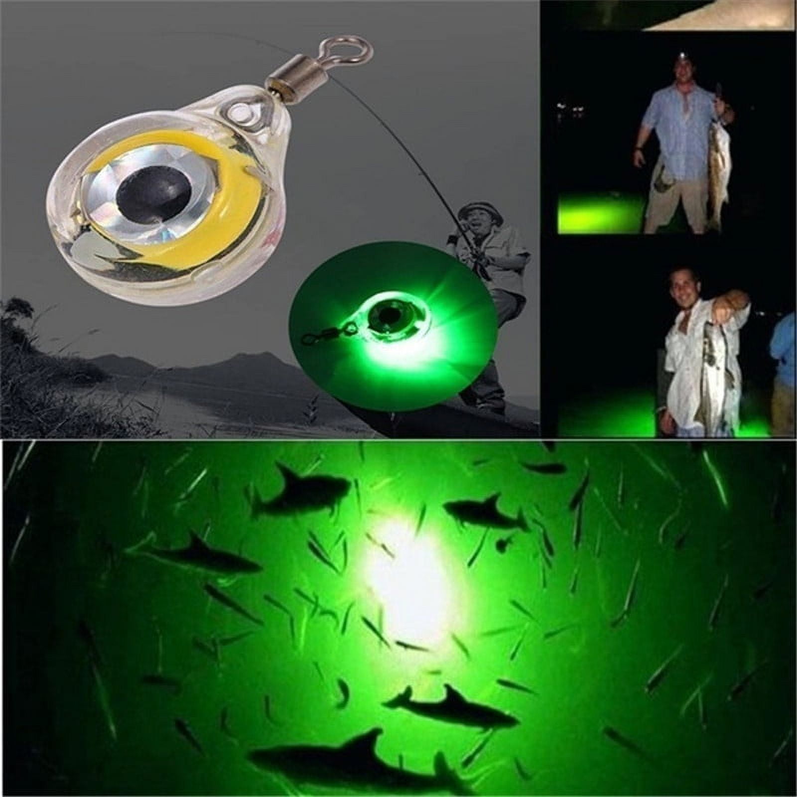 Luminous Fishing Lights Night Fluorescent Glow In The Dark LED Underwater  Light Lure Fish Bait 