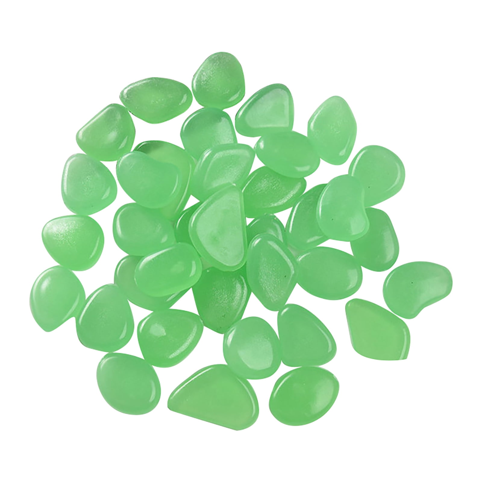 Luminous Garden Stones: 150-Piece Glow-In-The-Dark Pebbles for Pathways ...