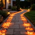 thumbnail image 1 of Luminous Garden Stones, Glowing Pebbles, Solar Powered Outdoor Landscaping Decorative Rocks, Waterproof Durable Resin Stepping Stones for Pathways and Aquariums, 1 of 8