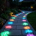 thumbnail image 1 of Luminous Garden Stones, Glowing Pebbles, Solar Powered Outdoor Landscaping Decorative Rocks, Waterproof Durable Resin Stepping Stones for Pathways and Aquariums, 1 of 8