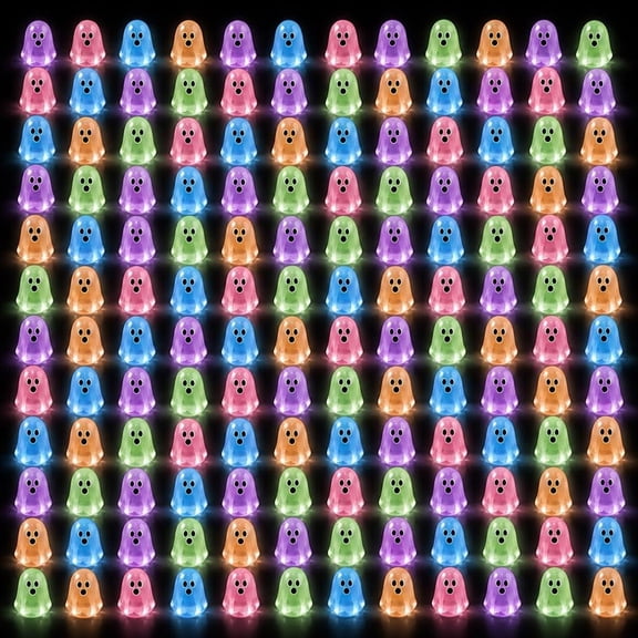 Luminous Halloween Ghost Charms Glow In The Dark Mini Resin Figures Halloween Mini Figurines Ghost Figurines Halloween Decorations Resin Figures Bulk