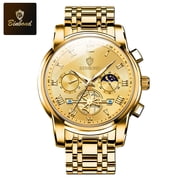 Luminous Hollow Waterproof Quartz Mens Watch