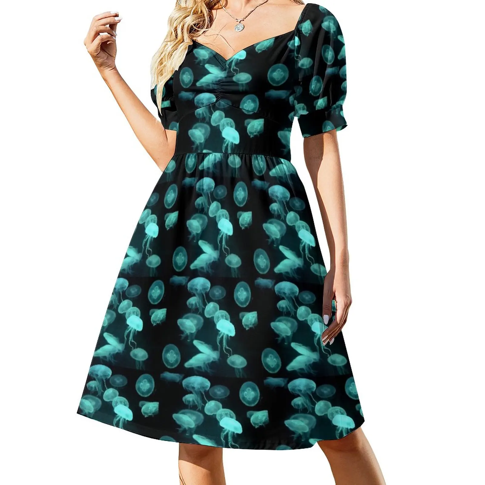 Luminous Jelly Sleeveless Dress Female clothing dress summer woman ...