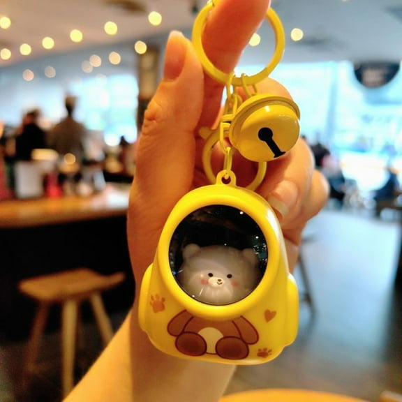 Luminous Keychain Backpack Hanging Pendant Creative Small Night Lamp Car Key Ring