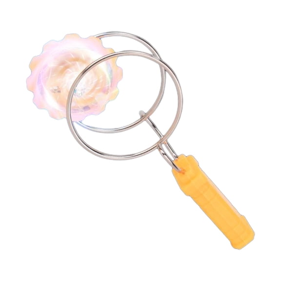 Luminous LED Yo-Yo Toy - Hand-Cranked Inertial Spinning Top with Built-in Lights, Plastic Construction, Smooth Edges, Easy to Operate, Educational Decompression Toy