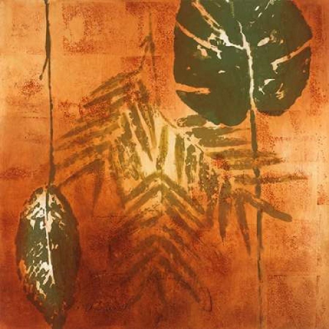 Luminous Leaves II Canvas Art - Lanie Loreth (24 x 24)