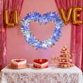 thumbnail image 1 of Luminous Love Wreath Hanging Ring Valentines Day Hanging Decoration for Wedding Engagement Anniversary Party Supplies Holiday Decor Circle, 1 of 6