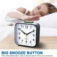 thumbnail image 1 of Luminous Mini Desk Alarm Clocks Analog Quartz Clock For Office And Bedroom Usa, 1 of 6