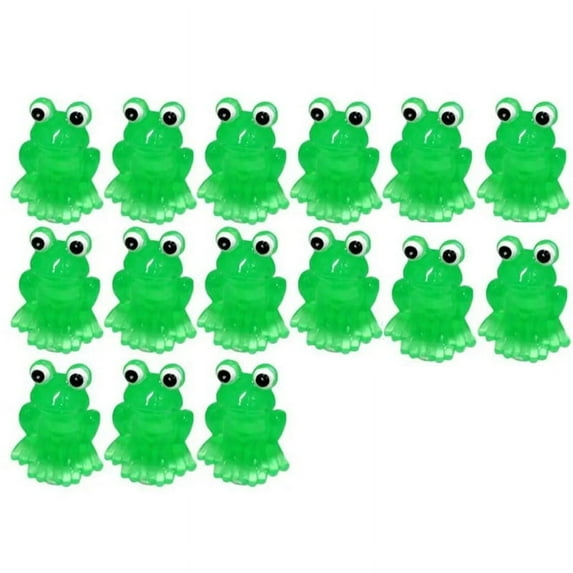 Luminous Mini Frogs Glow in the Dark Miniature Figurines Mini Landscape Decoration Frog Fairy Garden DIY Miniatures B