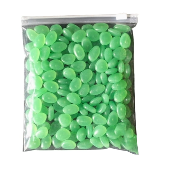Luminous Outdoor Landscape Stones, Glow in The Dark Garden Stones, Pebbles for Outdoor Landscaping, Zen Garden Decor Outdoor, Glow in The Dark Party Decorations, 1 Bag of Cyan