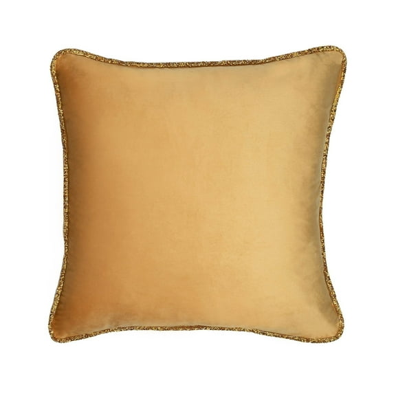 Luminous Piping Border Pillow - 20" - Gold