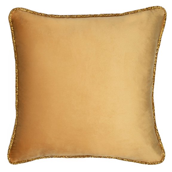 Luminous Piping Border Pillow - 24" - Gold