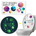 Luminous Toilet Stickers Decorative Wall Stickers Background