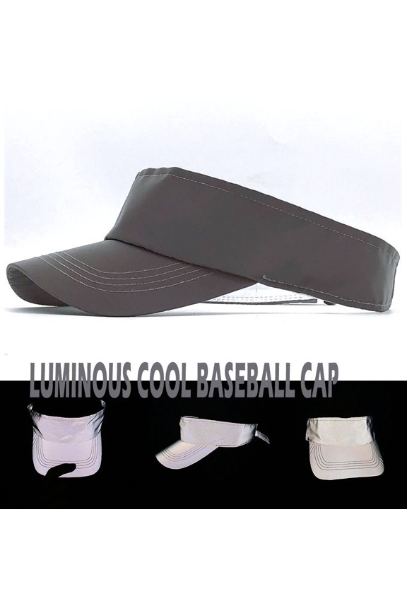Luminous Reflective Baseball Hat for Adults Fashion Sun Protective Cap with Night Visibility