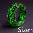 thumbnail image 1 of Luminous Resin Ring Glow In The Dark Geometrical Band Unisex Jewelry Accessory For Men Women Fashion Statement, 1 of 6