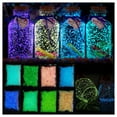 thumbnail image 1 of Luminous Sand Stones,Glow in The Dark Rocks for Fish Tank, Aquarium, Plant Pot, Bonsai - Glow in The Dark Garden Pebbles for Walkways, Driveway, Landscape, Patio, 1 of 9