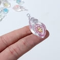 thumbnail image 1 of Luminous Sea Conch Ornaments, Resin Sea Shells Hanging Pendant, Multi-color Seashell Conch Shells Jewelry Decorations for DIY Crafts Necklaces Earrings Keychains Holiday Christmas Decor, 1 of 7