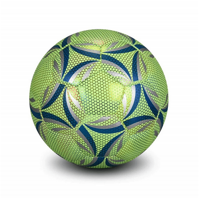 Luminous Size 4 Soccer Ball, Dazzling Glow in the Dark Training and