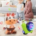 Luminous Snail Toy, 2025 New Disco Snail Toy, Crawling Snail Toy with