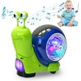 thumbnail image 1 of Luminous Snail Toy,2025 New Electric Snail Toy Tummy Time Crawling Snail Baby Toy Musical Toys with Light-up Music,Musical Crawling Snail Toys Interactive Sensory Toy for Home,Christmas Birthday Gift, 1 of 8