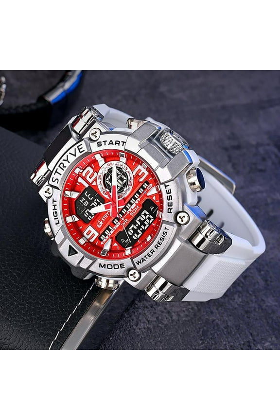 Luminous Sports Watch - EL Backlight, Shockproof Designed, Non-Sliping TPU Strap, Multi-Function Digital Watch for Teens Outdoor Activities