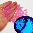 thumbnail image 1 of Luminous Stone Luminous Stone 8*10Mm 300Pcs A Pack Purple,300×Luminous Stones,Garden Decoration Pebble Stone Non Radioactive Resin Material Luminescent Fish Tank Luminous Stone, 1 of 4
