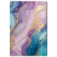thumbnail image 1 of Luminous Strata Canvas Geode Wall Art by Art Remedy, Gallery Wrapped, 10" x 15", 1 of 7