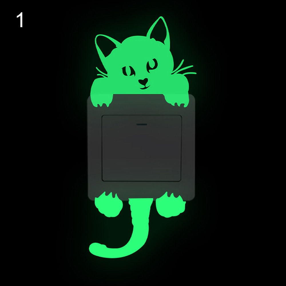 Luminous Switch Kids Rooms Decor Art Decal Wall Stickers Luminous Wall ...