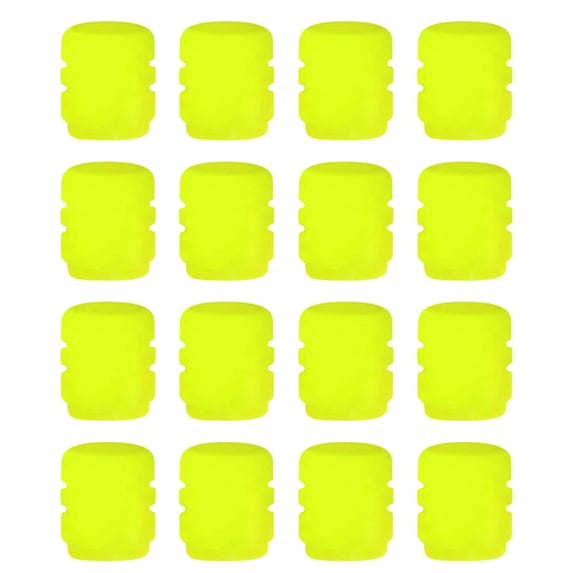 Luminous Tire Caps, Fluorescent ABS Air Covers for Car Truck SUV Motorcycle and Bike, Glow-in-the-Dark Vehicle Accessories, 16-20 Piece Set