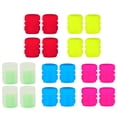thumbnail image 1 of Luminous Tire Caps, Fluorescent ABS Air Covers for Car Truck SUV Motorcycle and Bike, Glow-in-the-Dark Vehicle Accessories, 16-20 Piece Set, 1 of 7