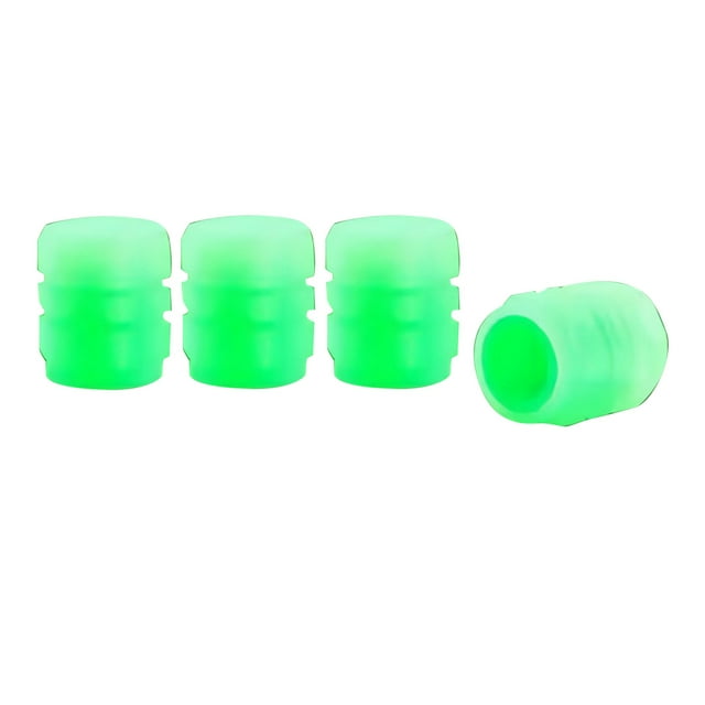 Luminous Tire Valve Cap Fluorescent Night Glowing Air Nozzle Tyre Valve 