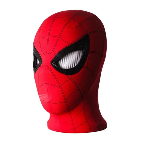 Luminous Touch Hero Mask, Red Glow Feature with USB Charging & Interactive Sensing for Party Cosplay & Fun Games (Graphic Carton)